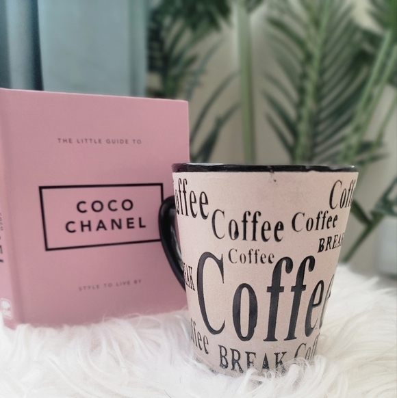 Black and Cream Ceramic Coffee Mug - Picture 2 of 6